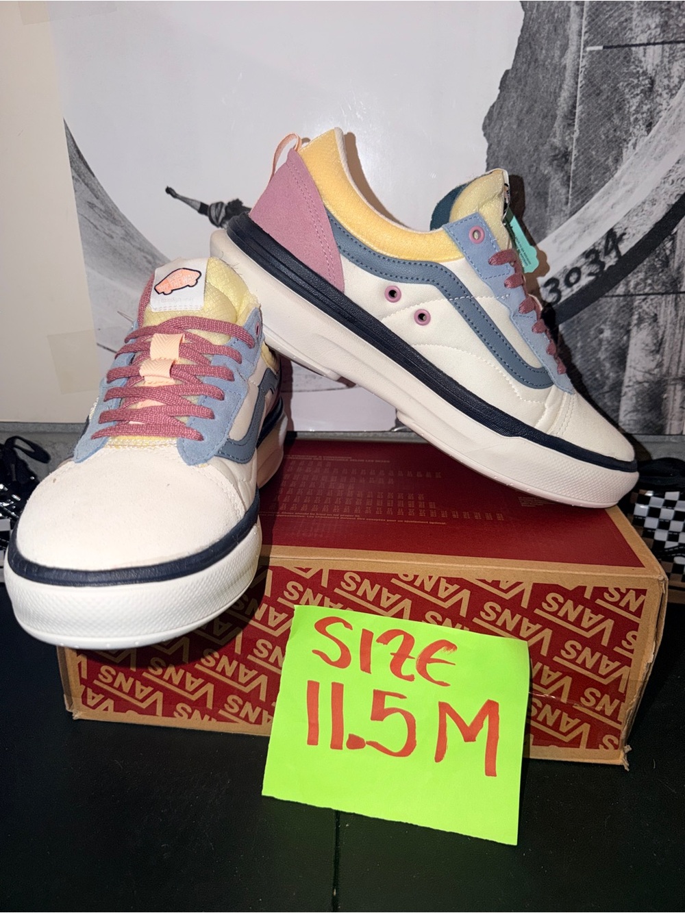 Vans Old Skool Over sz 11.5 Men’s 13.0 Woman